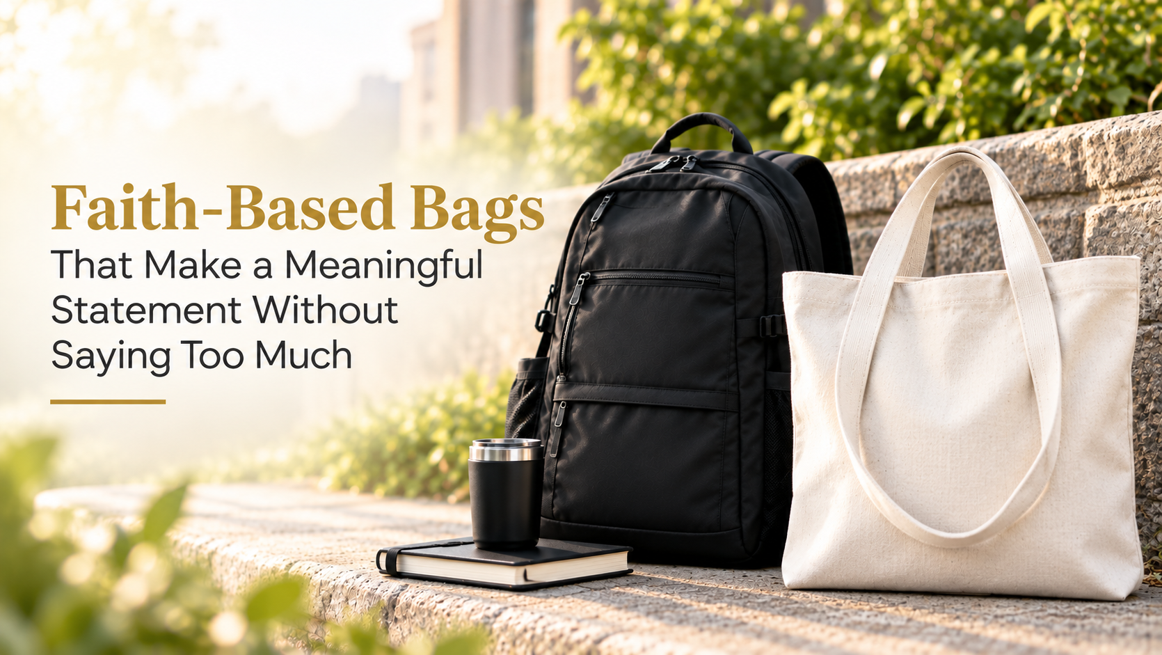 Faith-Based Bags That Make a Meaningful Statement Without Saying Too Much